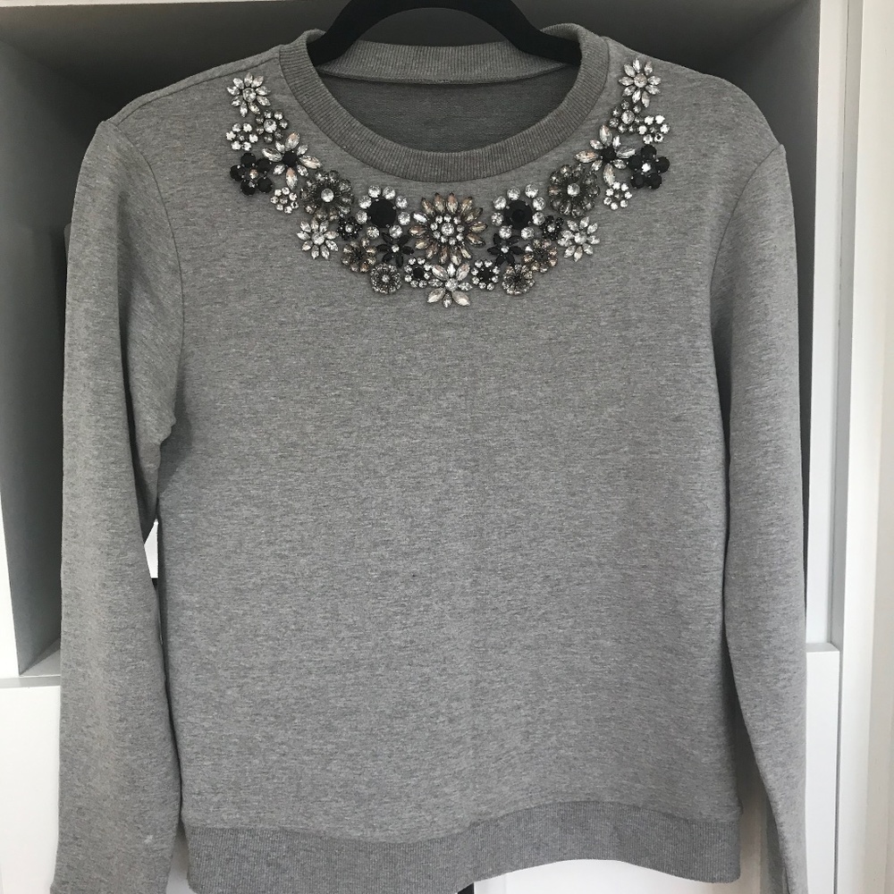 Sweatshirt with Jewels Size XS